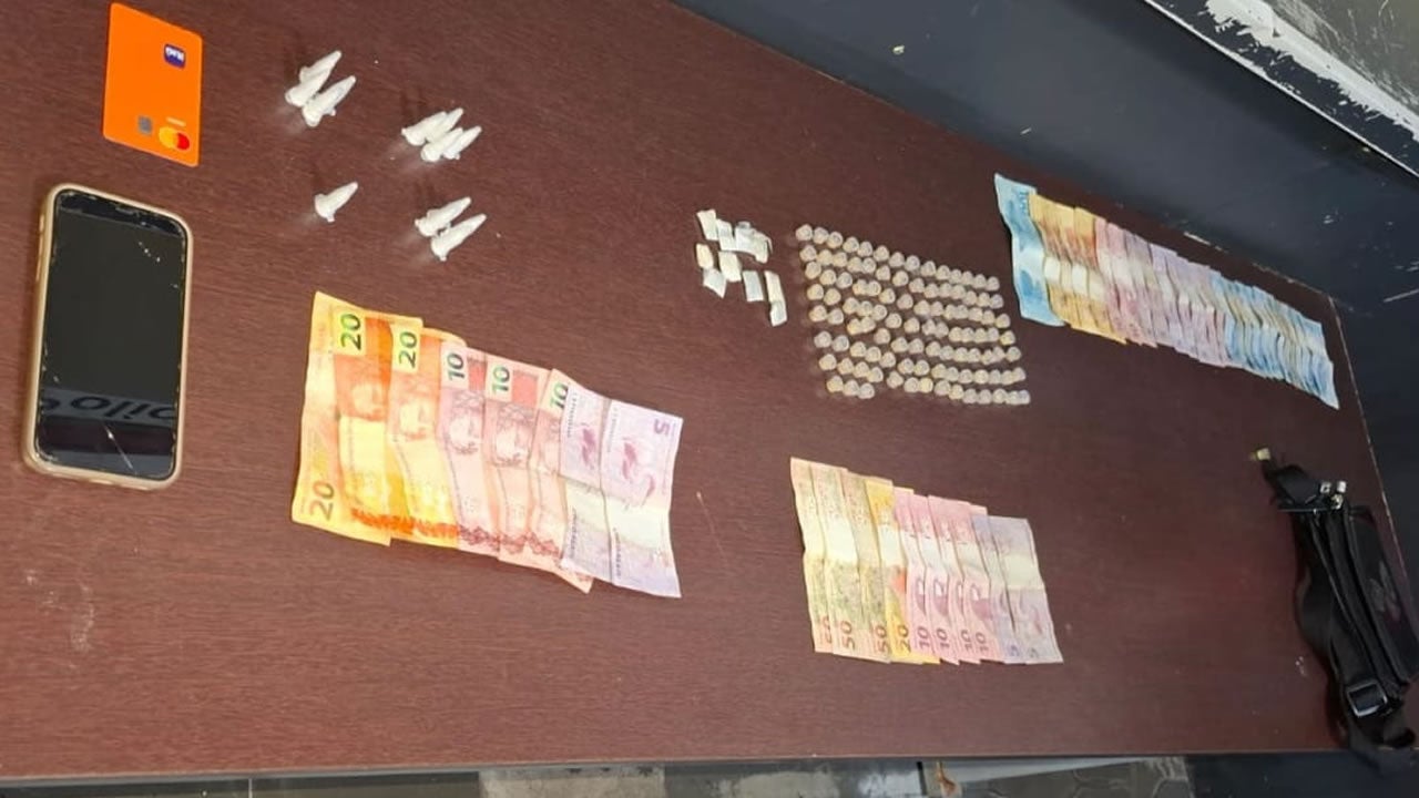 Tráfico de entorpecentes: casal é preso pela Romu no Jardim Amanda