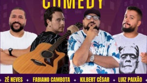 Hortocity Comedy: Cambota, Zé Neves, Kilbert e Luiz Paixão em Hortolândia