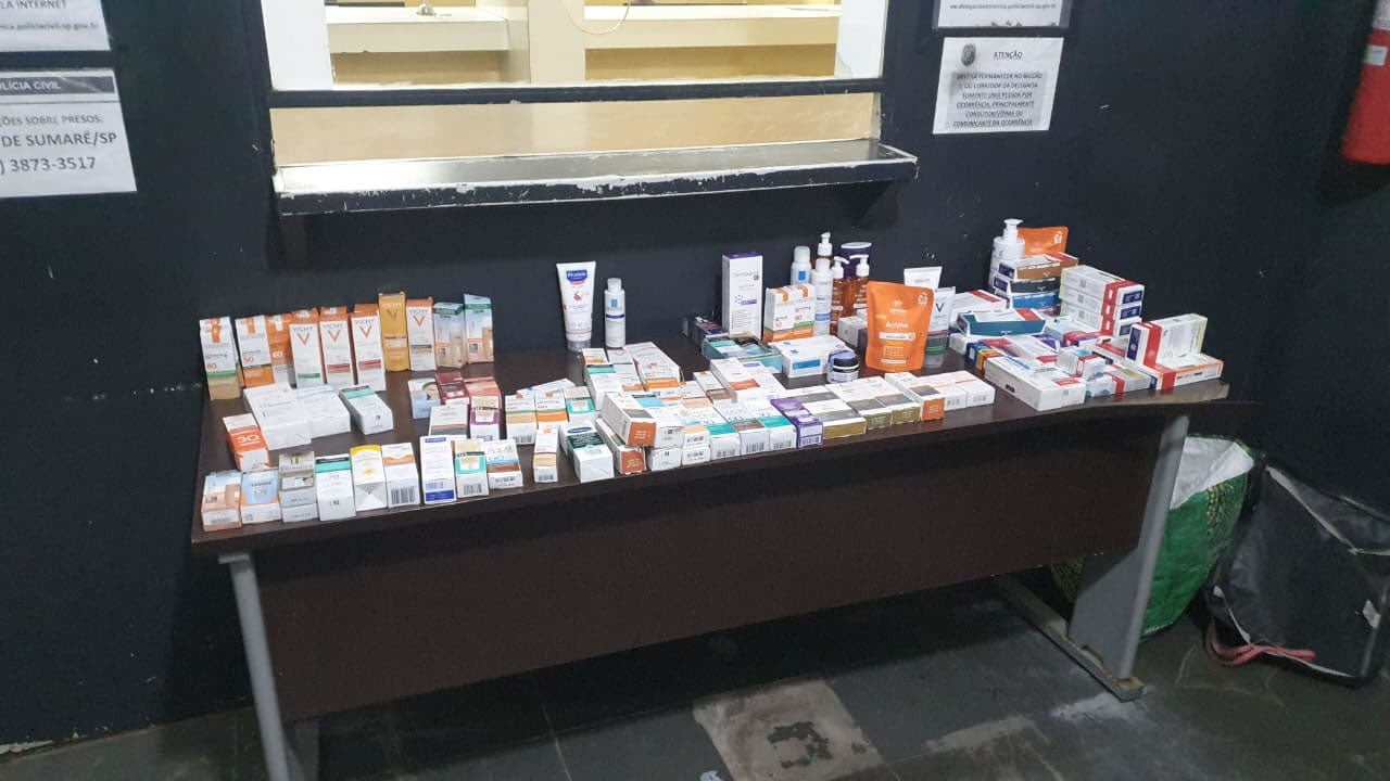 Furto em farmácia termina com prisão de dois homens em Hortolândia