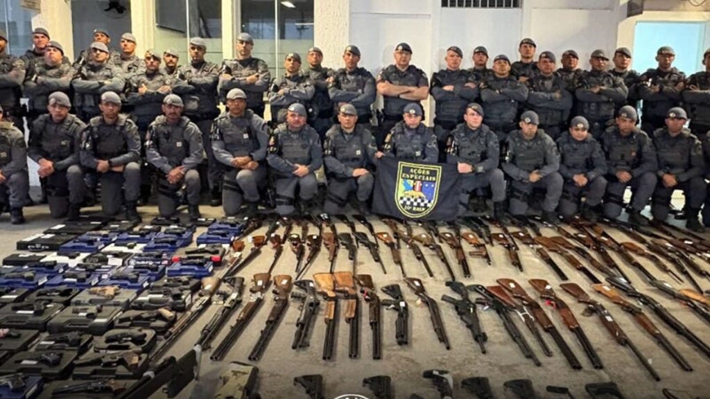 Operação Polícia Militar apreende 183 armas de fogo em Americana