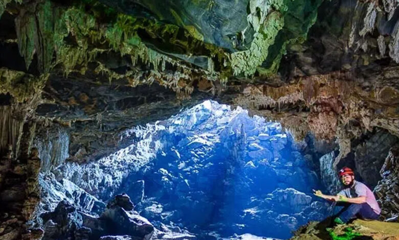 Caverna do Parque do Estadual Turístico do Alto Ribeira (Petar), um dos atrativos do Vale do Ribeira. A conservação ambiental é um dos benefícios da atividade turística. Foto: De Mochila e Caneca