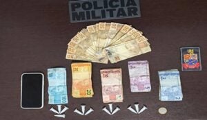 Flagrante no Jardim Amanda: homem é preso com drogas e dinheiro