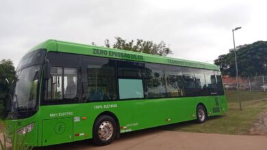 frota de ônibus elétricos