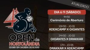 Campeonato de Rugby em Cadeira de Rodas acontece neste fim de semana em Hortolândia