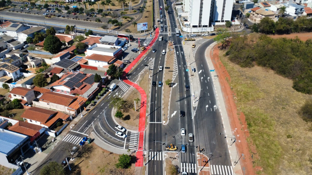 Nova via marginal é aberta na Av. Santana em Hortolândia; confira as mudanças no trânsito