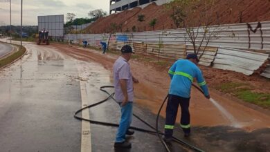 Limpeza nas ruas de Hortolândia