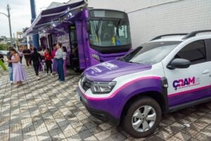 Ônibus SP Por Todas oferece serviços gratuitos para mulheres em Hortolândia