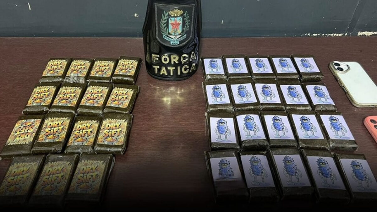 polícia Militar apreende 35 tijolos de haxixe em Hortolândia após perseguição