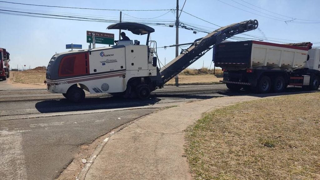 Recapeamento nas ruas