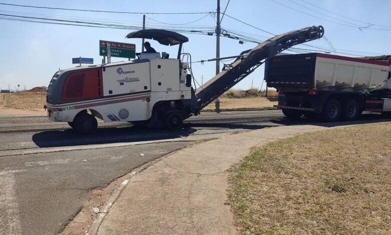 Recapeamento nas ruas