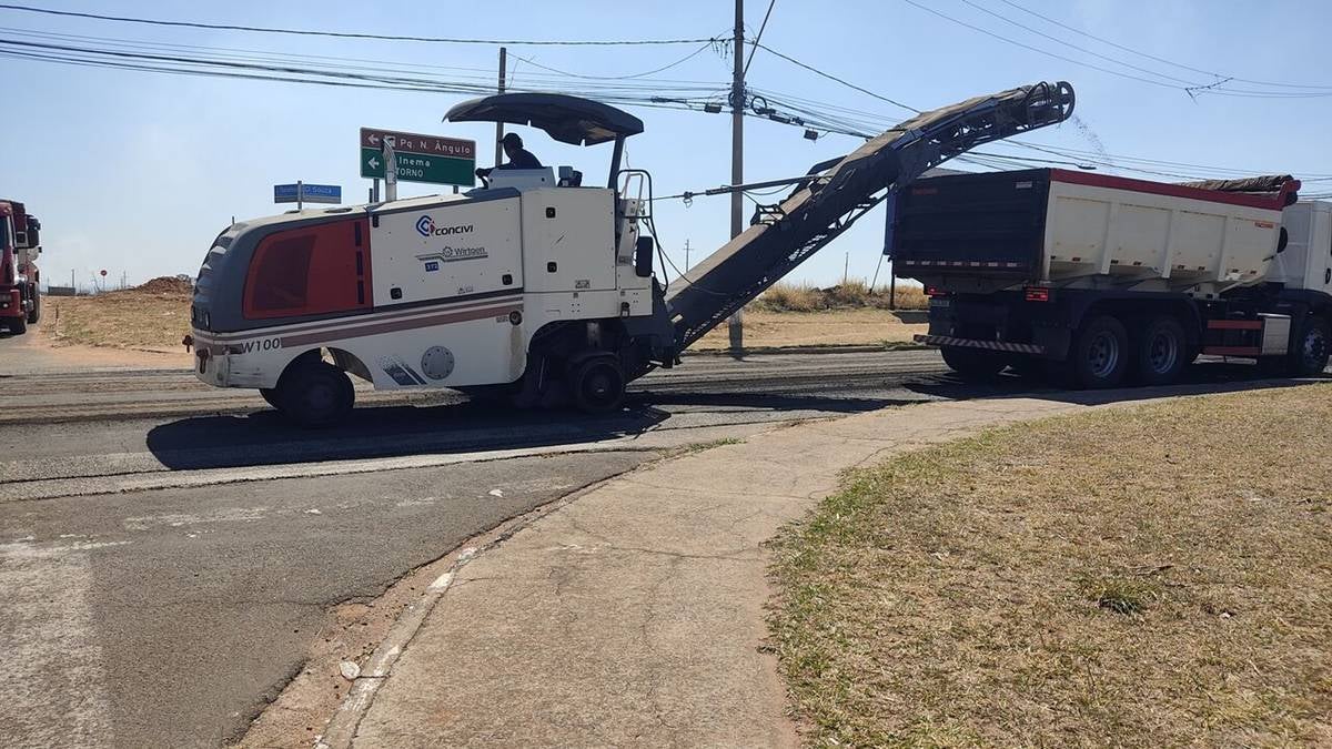 Recapeamento nas ruas