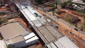 Obra do viaduto da Vila Real em Hortolândia avança e já tem 76% de conclusão