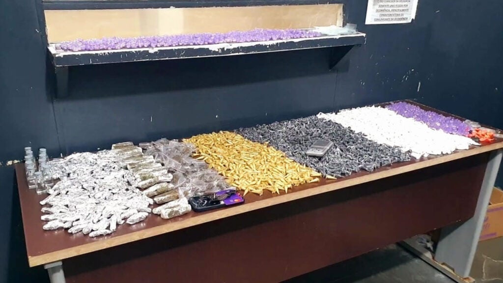 Casal preso com muitas drogas em Hortolândia