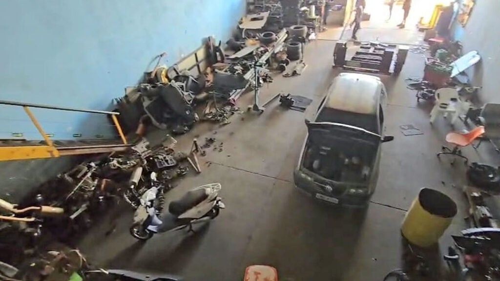 Desmanche irregular é fechado e homem é preso por adulteração de veículo em Hortolândia