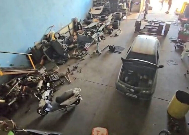 Desmanche irregular é fechado e homem é preso por adulteração de veículo em Hortolândia