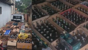 PM apreende mais de 700 garrafas de bebidas falsificadas em Sumaré