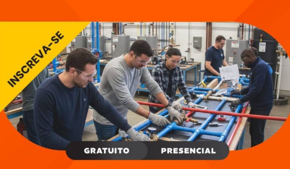 Curso gratuito na área de construção civil