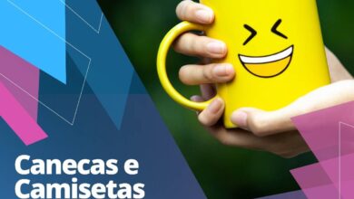 canecas e camisetas