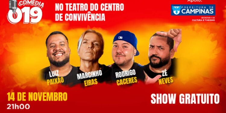 show gratuito de stand-up