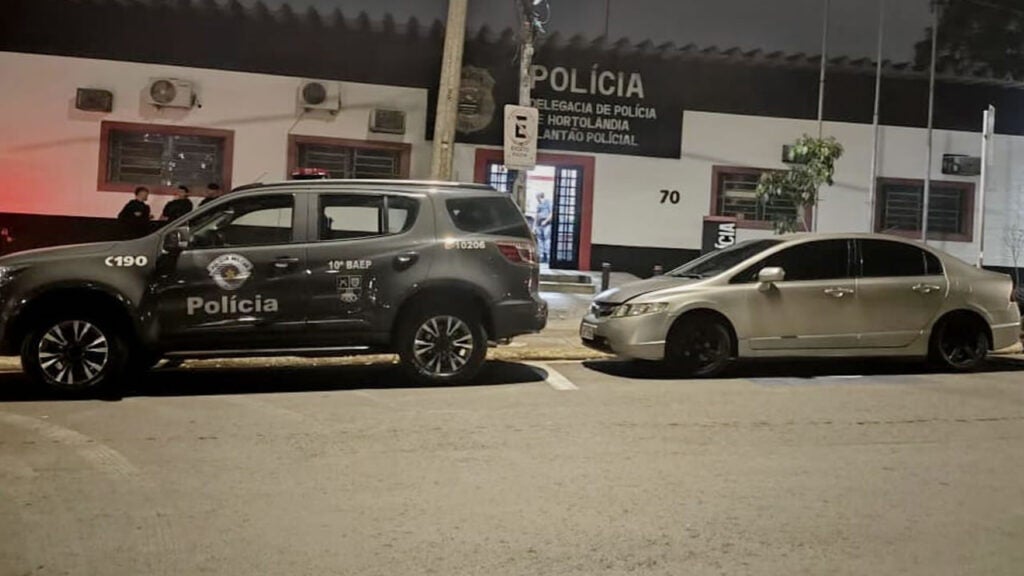 Honda Civic roubado motorista é presa com carro adulterado em Hortolândia