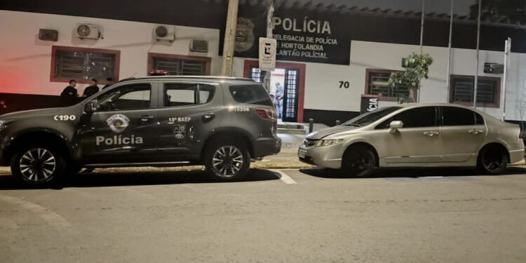Honda Civic roubado motorista é presa com carro adulterado em Hortolândia
