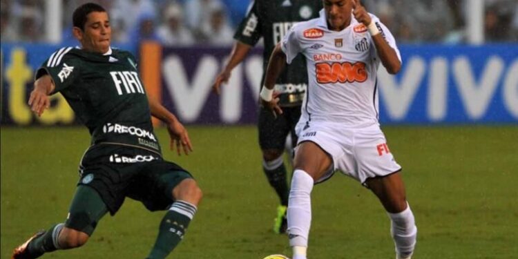 Reedição após mais de uma década: Neymar retorna a um Santos x Palmeiras de Campeonato Brasileiro