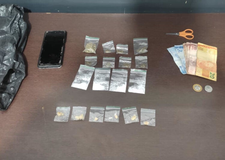 Tráfico de drogas homem é preso pela ROMU no Parque Gabriel, em Hortolândia