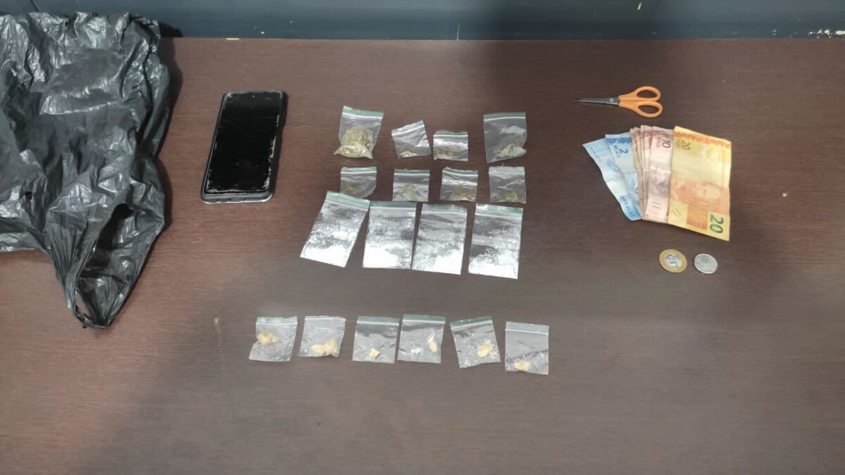 Tráfico de drogas homem é preso pela ROMU no Parque Gabriel, em Hortolândia