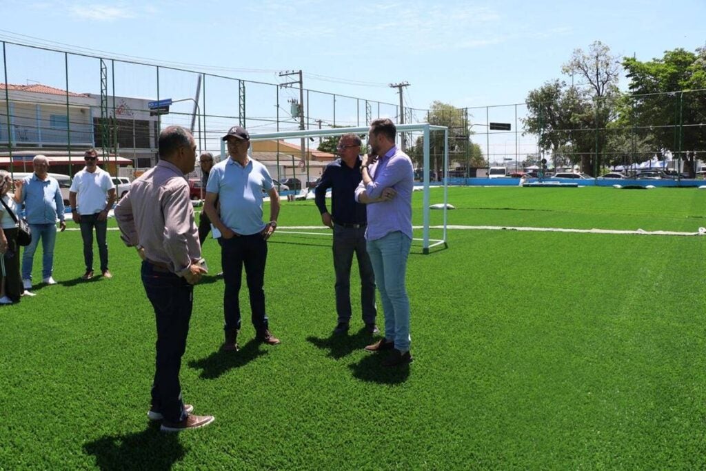novo campo de futebol society