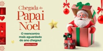 chegada do Papai Noel