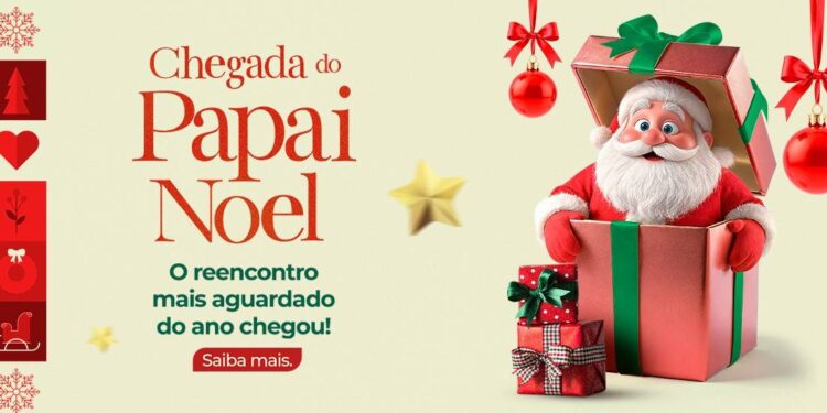 chegada do Papai Noel