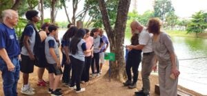 OAPE identifica 300 árvores com QrCode para visitação educativa