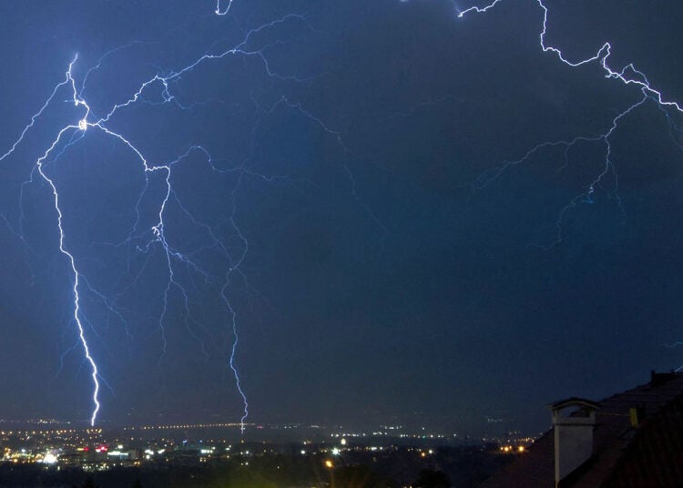 alerta para tempestades