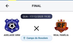 Real Família x Adelaide na final do Supermaster 45+