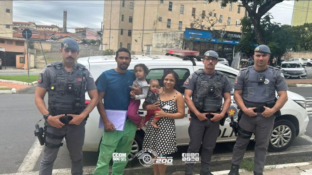 Ação rápida da Polícia Militar salva bebê de seis meses em Campinas