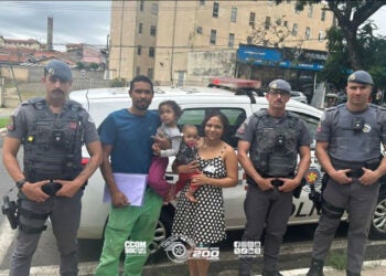 Ação rápida da Polícia Militar salva bebê de seis meses em Campinas