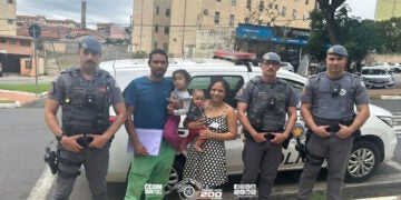 Ação rápida da Polícia Militar salva bebê de seis meses em Campinas