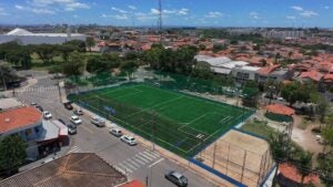 Campo de futebol society do Jardim Santa Clara será inaugurado na segunda-feira (15)