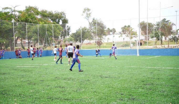 Área de lazer no Jd. Amanda