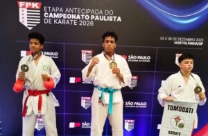 Atletas de Hortolândia brilham no Campeonato Paulista de Karatê com seis medalhas