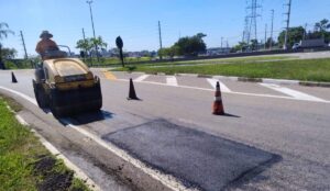 Operação Tapa-Buraco no Jardim Terras de Santo Antônio
