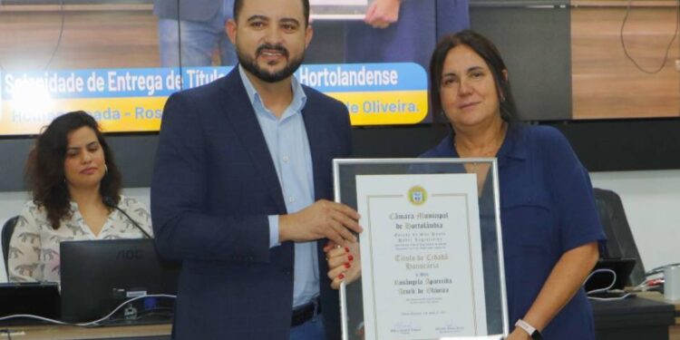 Título de Cidadã Honorária