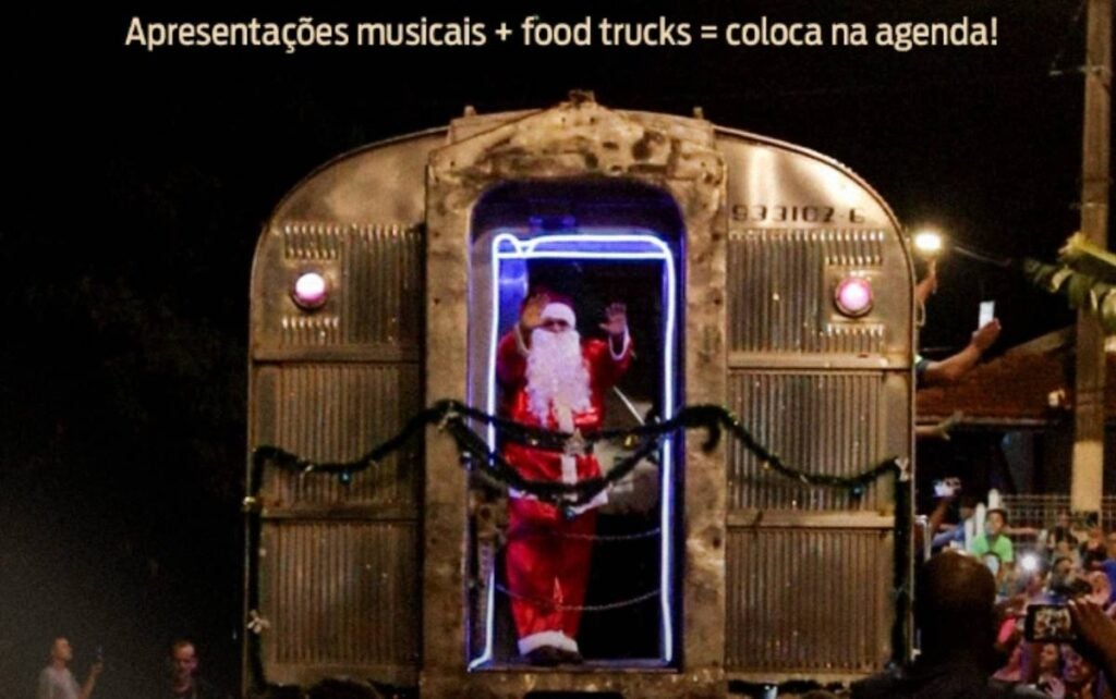 Trem de Natal em Hortolândia