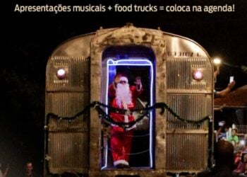 Trem de Natal em Hortolândia