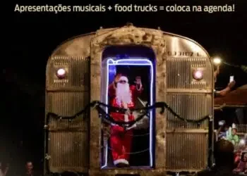 Trem de Natal em Hortolândia