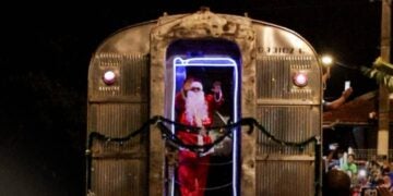 Trem de Natal em Hortolândia