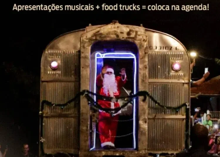 Trem de Natal em Hortolândia