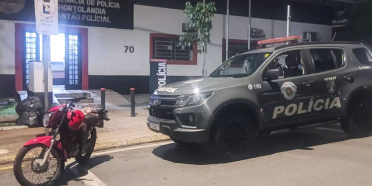BAEP Hortolândia prende homem por adulteração de placa de motocicleta