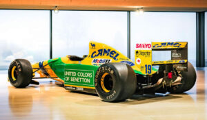 Carro da primeira vitória de Schumacher na Fórmula 1 vai a leilão e pode atingir R$ 50 milhões