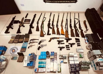 Homem preso em Sumaré com arsenal e mais de 11 mil munições